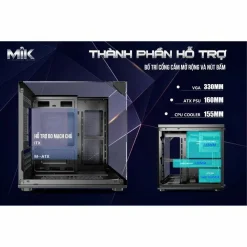 Vỏ Case MIK G3 Prism Glass Mini Black | ITX, M-ATX 4 z6776361855443 0d626b01e0c1b892e17810924f3acd1d