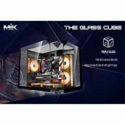 Vỏ Case MIK G3 Prism Glass Mini Black | ITX, M-ATX 6 z6776362390543 741f0eb5c8c4f9cc99c288edfa15fcd9