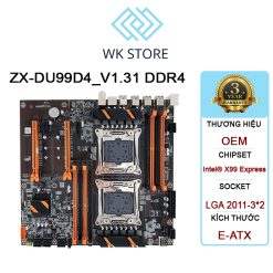 Mainboard X99 ZX-DU99D4 Dual CPU 9 zx du99d4 v1 31 ddr4 2