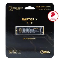 Ổ Cứng SSD McQuest Raptor X 1TB NVMe PCIe Gen 4x4 (5000MB/s | 4700MB/s) 3 MCQuest Raptor X 1TB