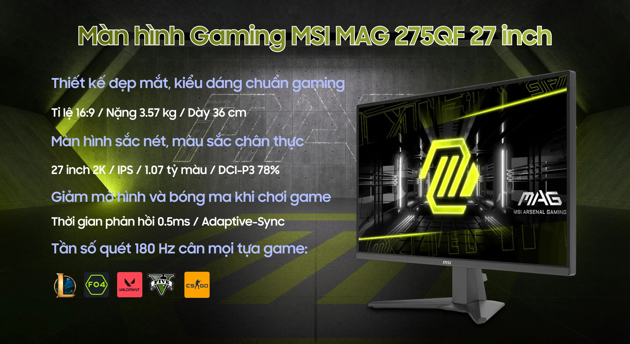 MSI MAG 275QF 