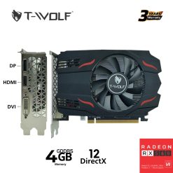 VGA T-Wolf RX 560 4GB GDDR5, Mới BH 36T 4 2